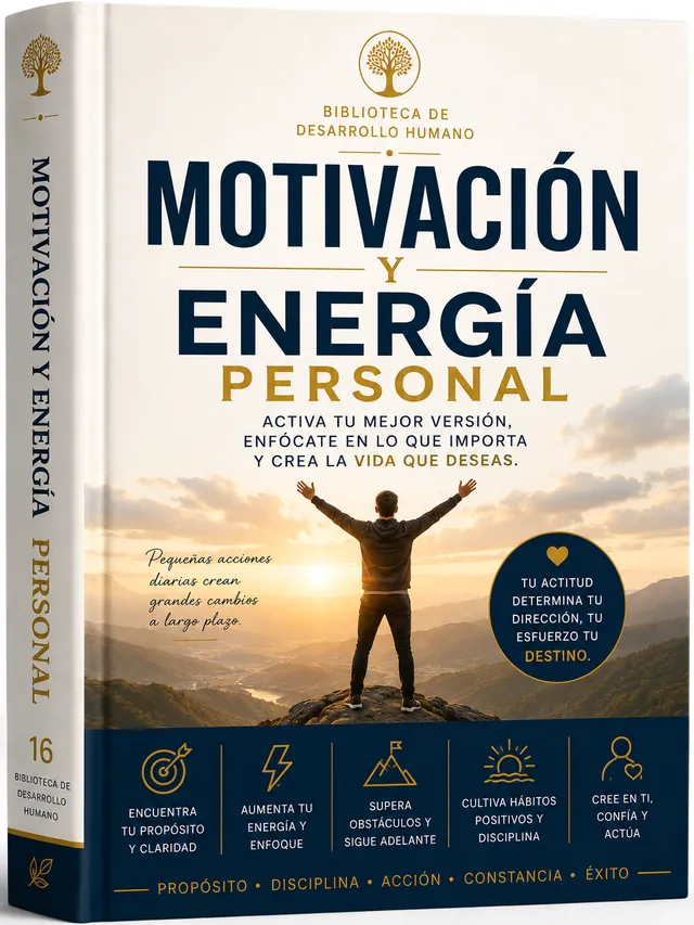 Portada del volumen 15: Motivación y Energía Personal